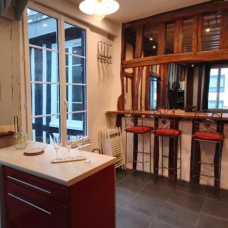 Le Vieux Palais Hypercentre Rouen, Place Vieux Marche - Linge & Menage Inclus *